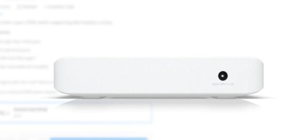 Ubiquiti UniFi 8 port switch, USW-LITE-8-POE, 8 x 10/100/1000 Mbe - imagine 3