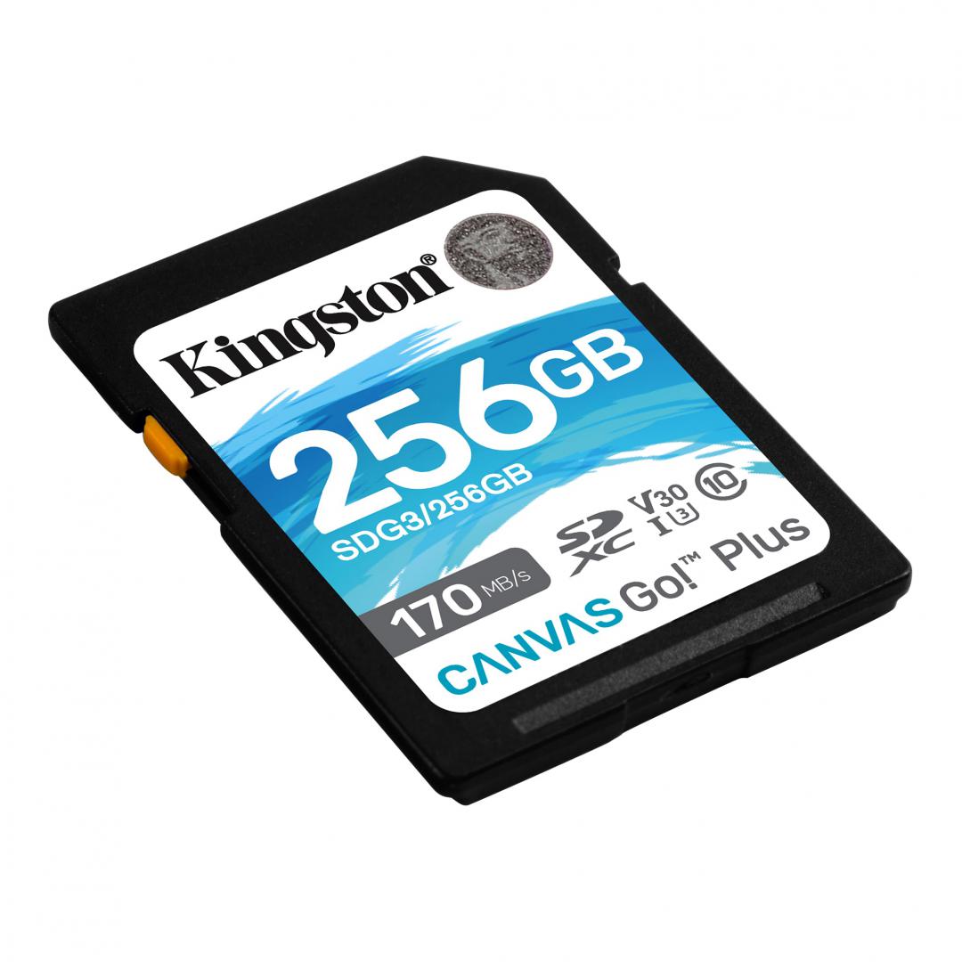 Card de Memorie SD Kingston Canvas GO Plus, 256GB, Class - imagine 5