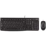 Kit Wired tastatura si mouse Logitech Desktop MK120, taste numerice,