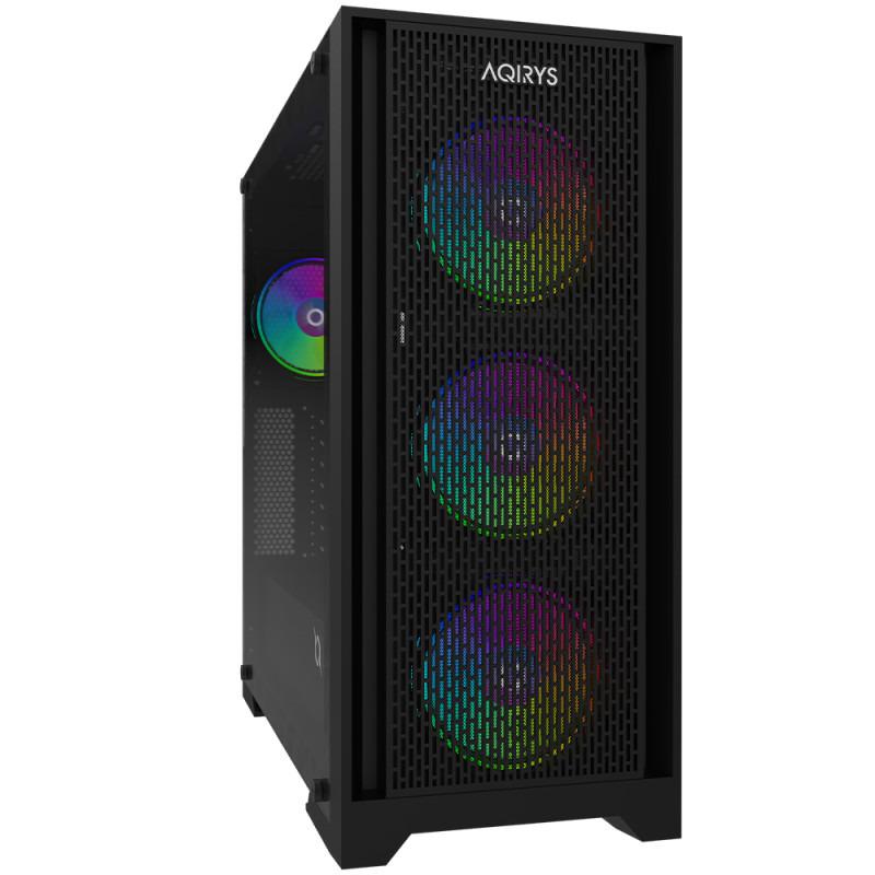 Carcasa AQIRYS Avior, RGB, Mid Tower, Black - Image 5