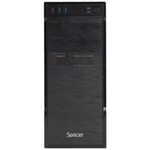 Carcasa SPACER SPCS-OC-APOLLO-250W Mid Tower NEGRU, Sloturi Expansiune 6, Drive