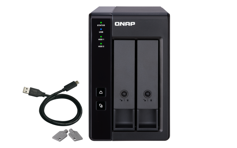 Extensie USB QNAP TR-002 2-Bay, 2.5/3.5 SATA 6Gbps HDD (neincluse),