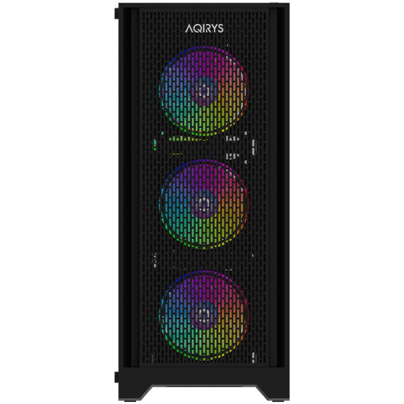 Carcasa AQIRYS Avior, RGB, Mid Tower, Black - Image 4