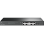 "JetStream™ 18-Port Gigabit Smart Switch with 16-Port PoE+ PORT: 16×