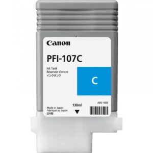 Cartus cerneala Canon PFI-107C, cyan, capacitate 130ml, pentru Canon iPF680/685,
