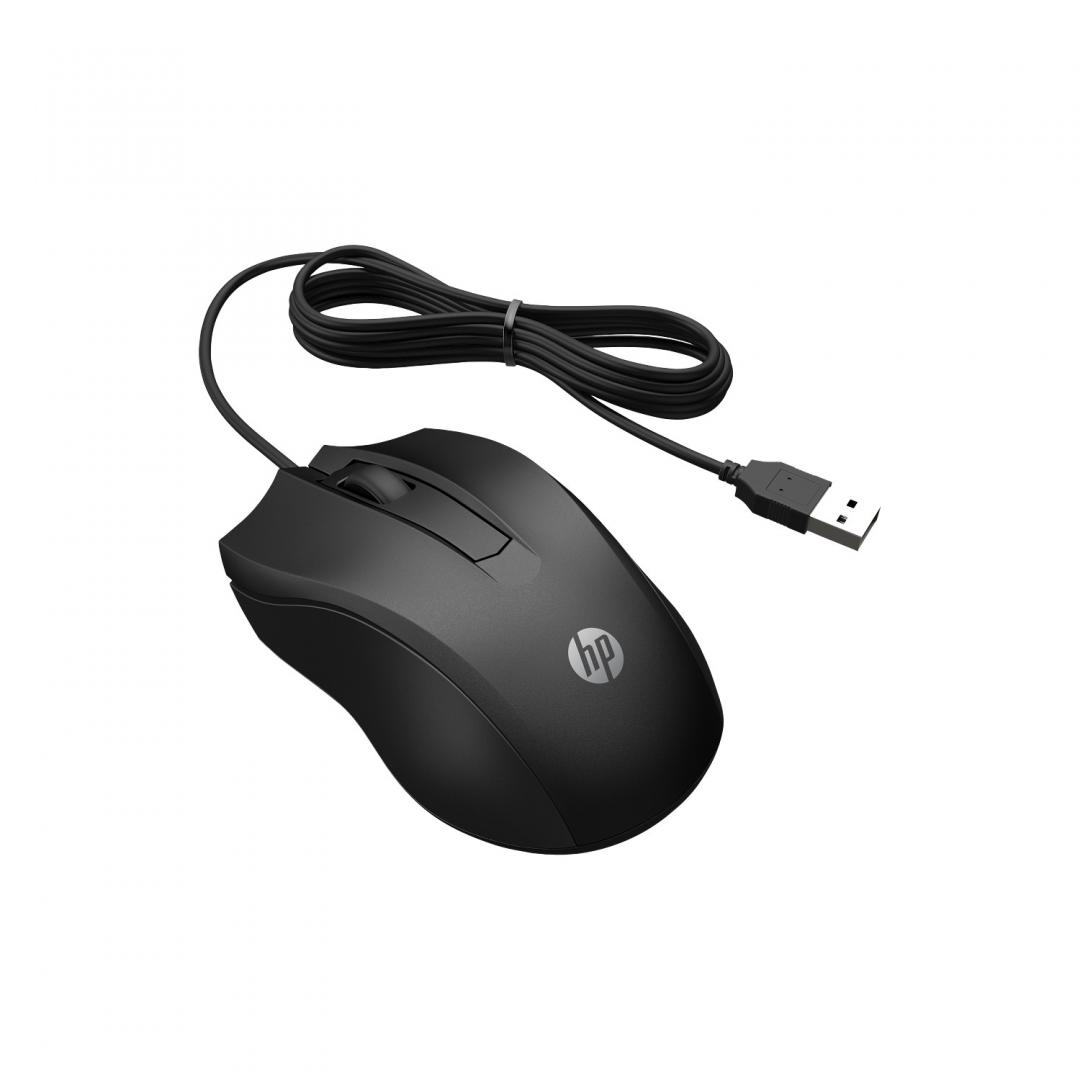 Mouse Nu Cu fir HP Wired Mouse 105, 1600 dpi,