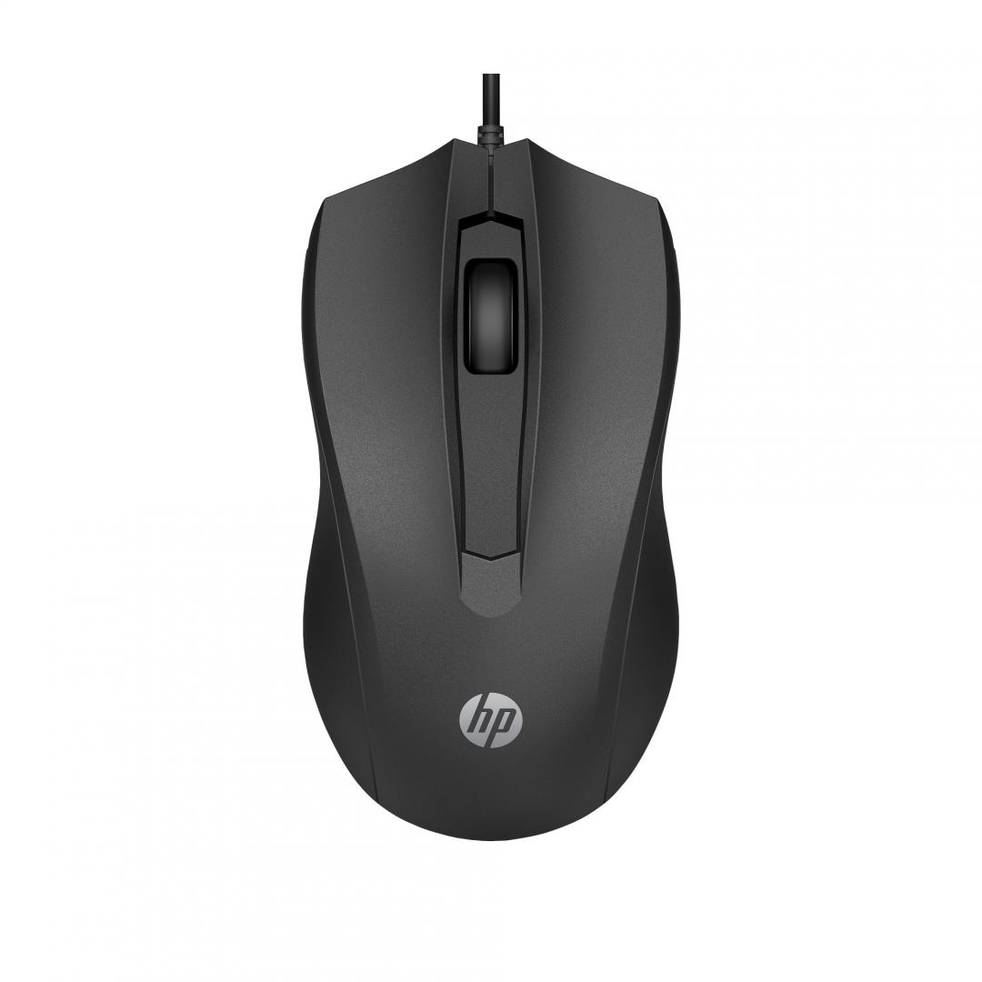 Mouse Nu Cu fir HP Wired Mouse 105, 1600 dpi, - imagine 4