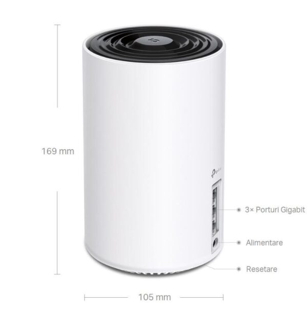 TP-Link AXE5400 whole home mesh Wi-Fi 6 Tri-Band System, Deco - imagine 3