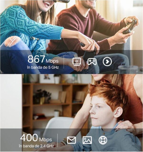 TP-link AC1300 Mini Adaptor USB Wireless MU-MIMO, ARCHER T3U Nano; - imagine 4