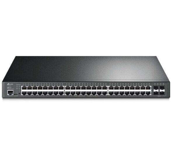 "JetStream™ 52-Port Gigabit L2+ Managed Switch with 48-Port PoE+ PORT: