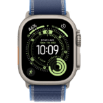 Apple Watch Ultra 3 GPS + Cellular 49mm Natural Titanium Case with Blue/Bright