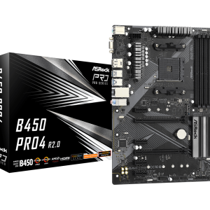 Placa de baza ASRock B450 Pro4 R2.0, Socket AM4, DDR4,