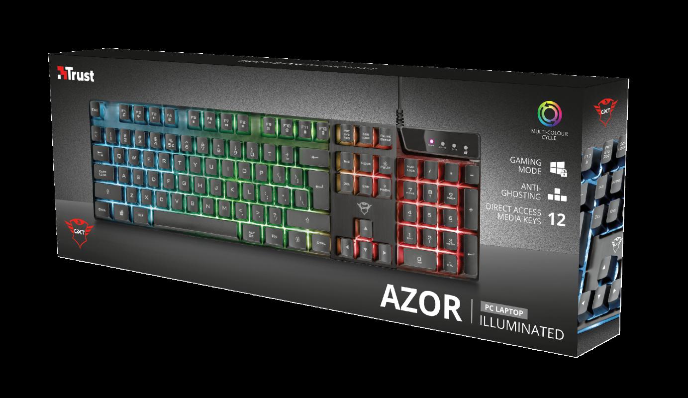 Tastatura Mecanica Gaming Trust GXT 835 Azor, USB, negru - imagine 9