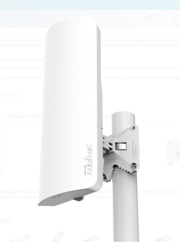 Mikrotik Antena externa 15dBi, 120 grade + router wireless integrat, - imagine 3
