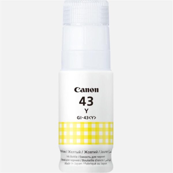 Cartus cerneala Canon GI-43Y, culoare yellow, capacitate 3800 pagini,60ml,pentru Canon