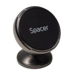 Suport auto magnetic Spacer pentru smartPhone, Metalic,fixare prin adeziv, Magnetic,