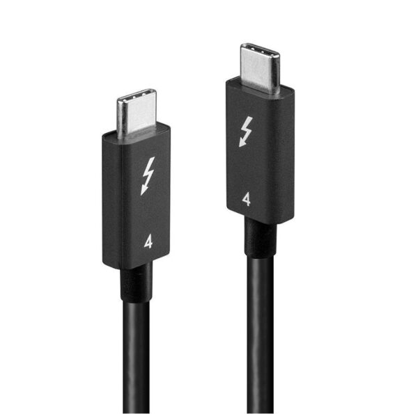 Cablu Lindy Thunderbolt 4, Length 1m, 40Gbps, passive, negru - imagine 3