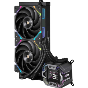 Cooler Procesor 1stPlayer X-Starship 240E-bk, display de 2,4 inches, aRGB,
