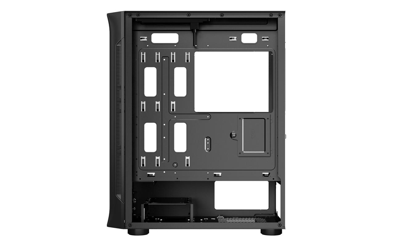 Carcasa SPACER SPCS-GC-SHIELD, RGB, Mid Tower, Black - imagine 5