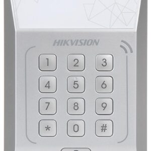 Cititor standalone cu tastatura si card de proximitate Hikvision, DS-