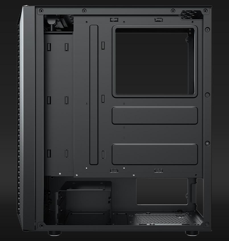 Carcasa AQIRYS MIZAR, RGB, Mid Tower, Black - Image 6