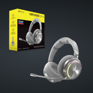 Casti Gaming CORSAIR VIRTUOSO MAX WIRELESS Silver