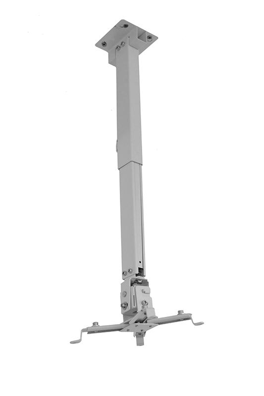 Suport videoproiector tavan EATV2, alb, reglabil, 43-65 cm - imagine 3