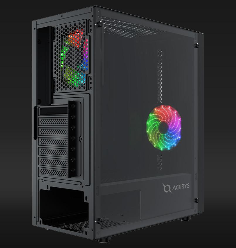 Carcasa AQIRYS MIZAR, RGB, Mid Tower, Black - Image 5