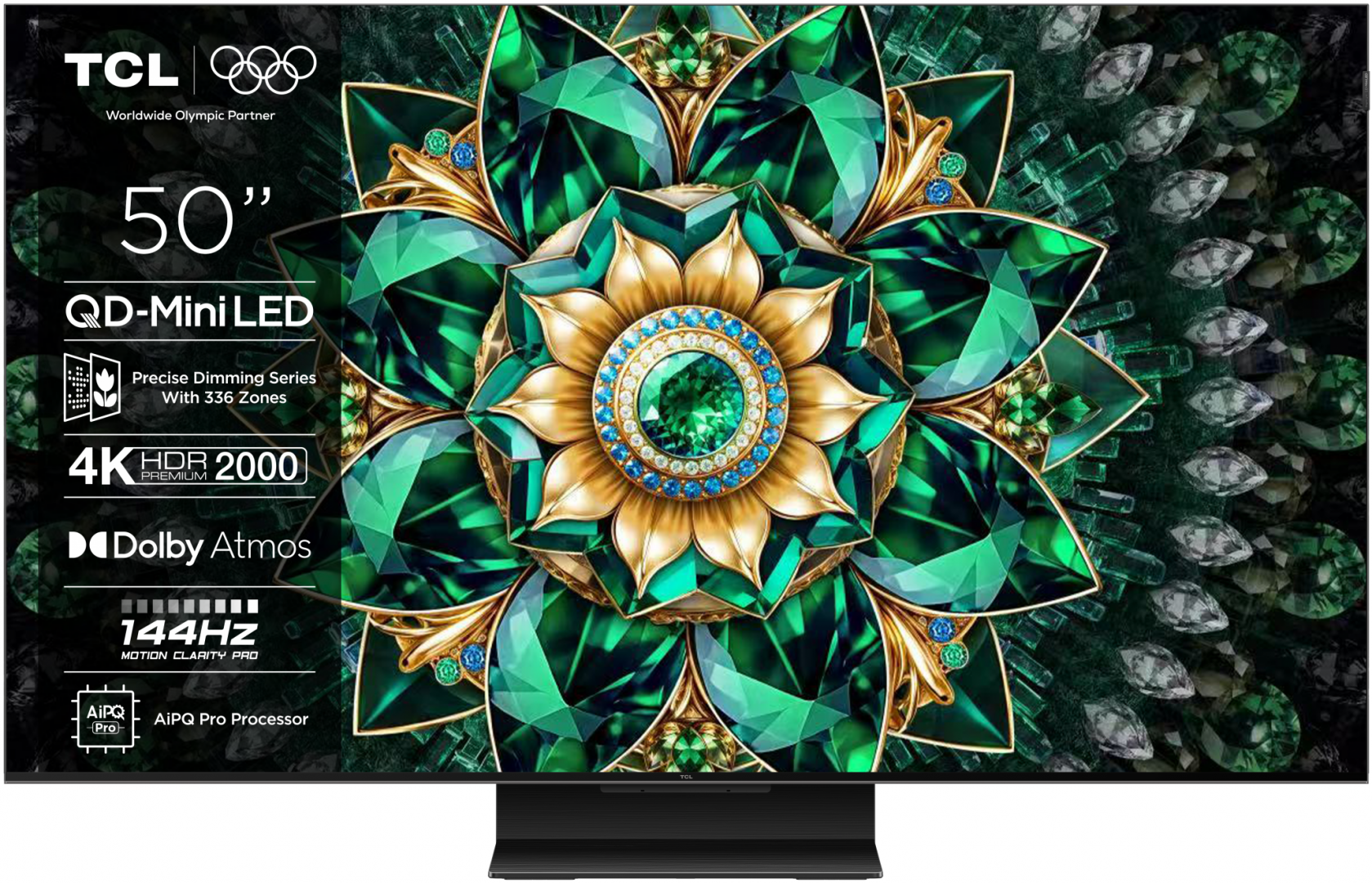 Televizor TCL QD-MiniLED 50Q7C, 126 cm, Smart Google TV, 4K