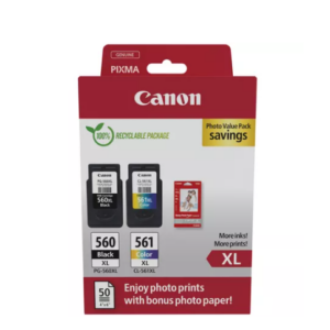 Canon pachet cartuse cearneala CANON PG-560XL/CL-561XL PHOTO VALUE PACK, capacitate