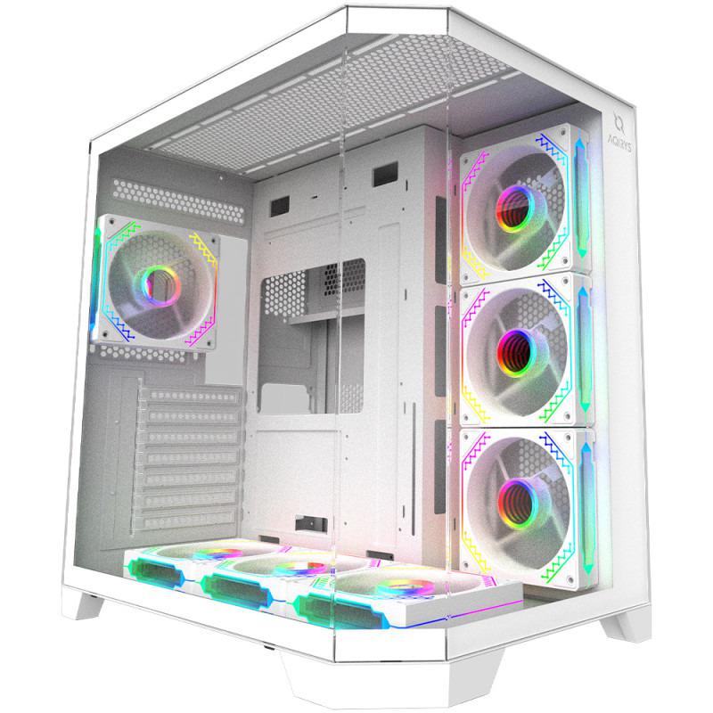 Carcasa AQIRYS Titan, RGB, Mid Tower, White - Image 4
