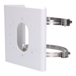 Suport de montaj pe stalp Hikvision DS-1275ZJ-S-SUS, dimensiuni: 144 mm