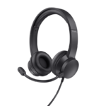 Casti Head-band Trust Ayda, Wired, Negru