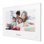 Monitor videointerfon WIFI modular 7 color Hikvision DS-KH6320-WTE1-W; culoare alba,