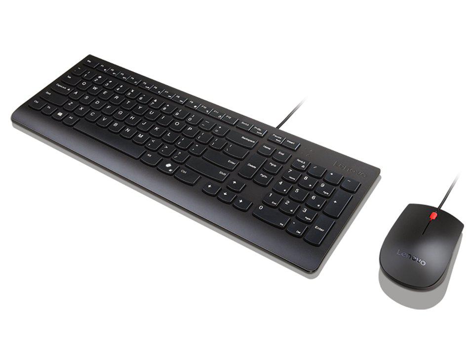 Lenovo Essential Wireless Combo Keyboard & Mouse Gen2 Black-Serbian; Keyboard