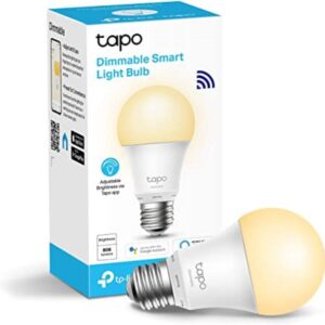 TP-Link Tapo L510E Smart bulb White, Yellow Wi-Fi, Dimmable, E27,