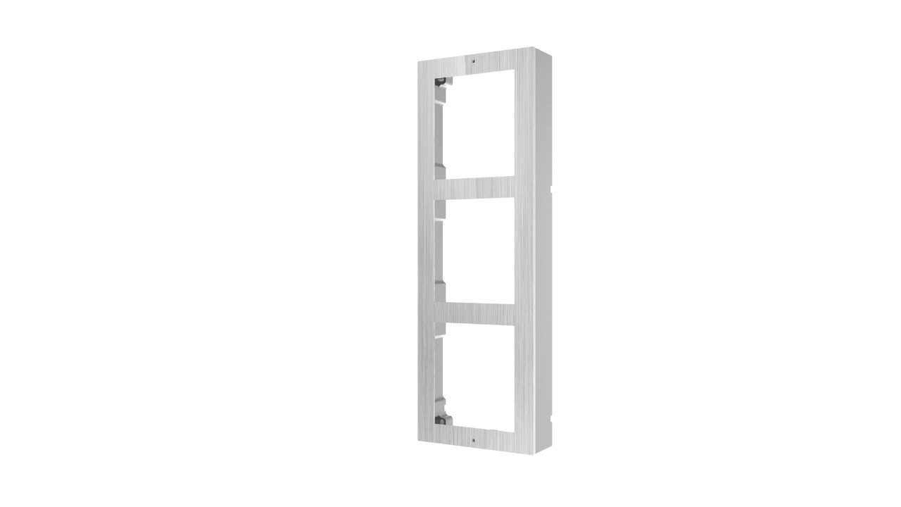 Panou frontal pentru 3 module videointerfon modular Hikvision DS-KD- ACW3/S;