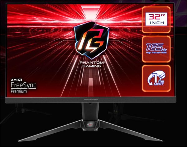 Monitor Commercial ASROCK PG32QF2B, 31.5", 2560 x 1440 pixeli, Black,