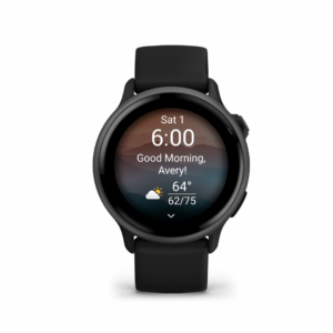 Ceas Garmin vívoactive 6 display AMOLED, dimensiune afisaj 30.4 mm,