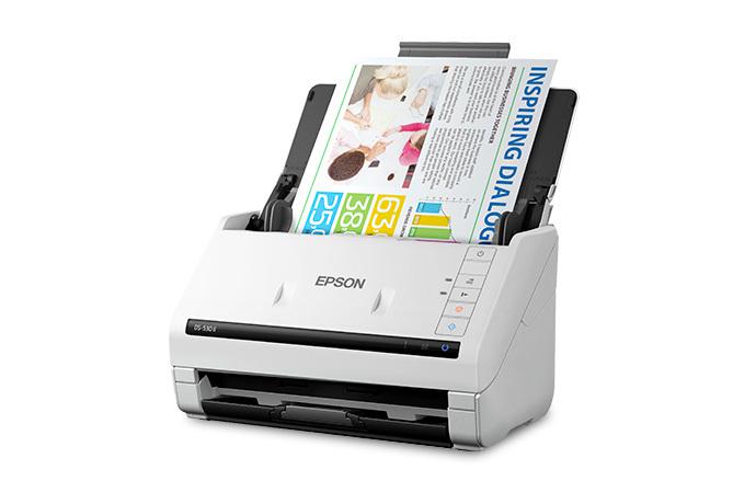 Scanner Epson DS-530II, dimensiune A4, tip sheetfed, viteza scanare: 70