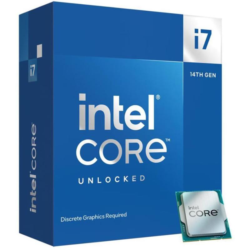 Procesor Intel Core i7-14700KF, 3.4 GHz, LGA 1700, Tray - imagine 3