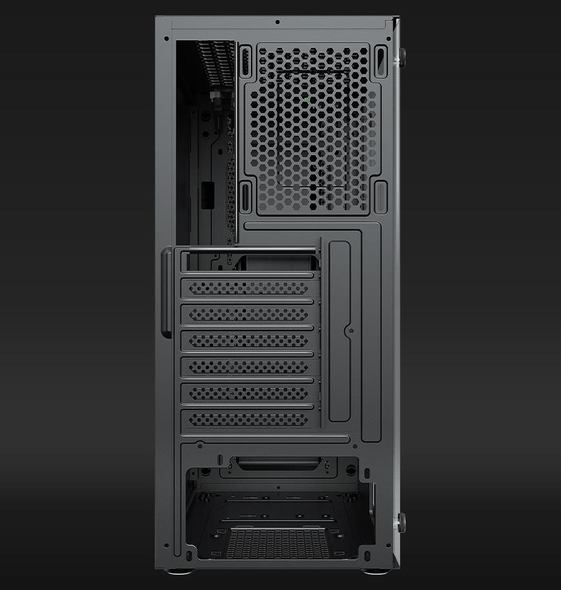Carcasa AQIRYS MIZAR, RGB, Mid Tower, Black - Image 7