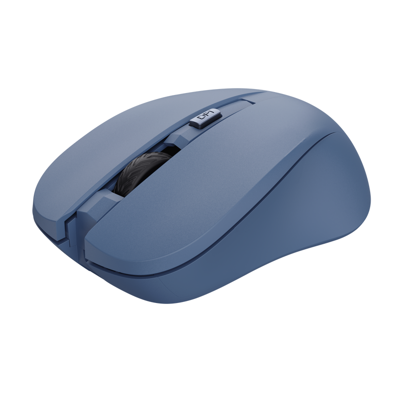 Mouse Wireless Trust Mydo, 1800 dpi, Albastru - imagine 4