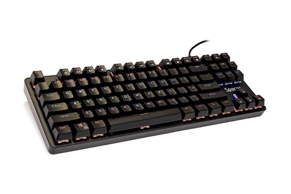 Tastatura Mecanica Gaming Spacer SPKB-MK-IMMORTAL, RGB, USB, negru - imagine 5
