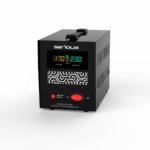 Stabilizator de tensiune Serioux Relay 101-2000VA, putere 2000VA/1200W, tip releu,