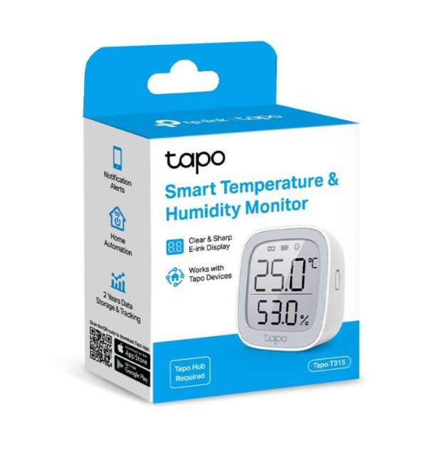 TP-LINK TAPO T315, Monitor smart de temperature si umiditate (necesită - imagine 3