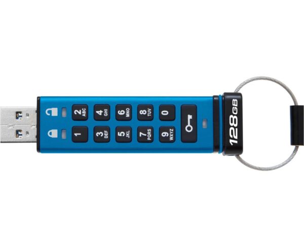 Memorie USB Flash Drive Kingston 128GB IronKey Pad - imagine 3