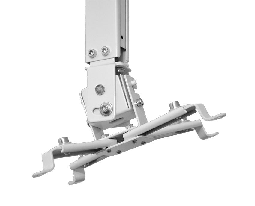 Suport videoproiector tavan EATV2, alb, reglabil, 43-65 cm - imagine 4