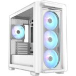 Carcasa ASUS A23 PLUS TG ARGB, Mid Tower, White