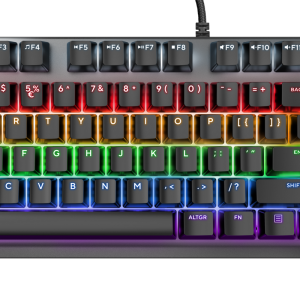 Tastatura Trust GXT834 Callaz Tenkeyless cu fir mecanica, negru